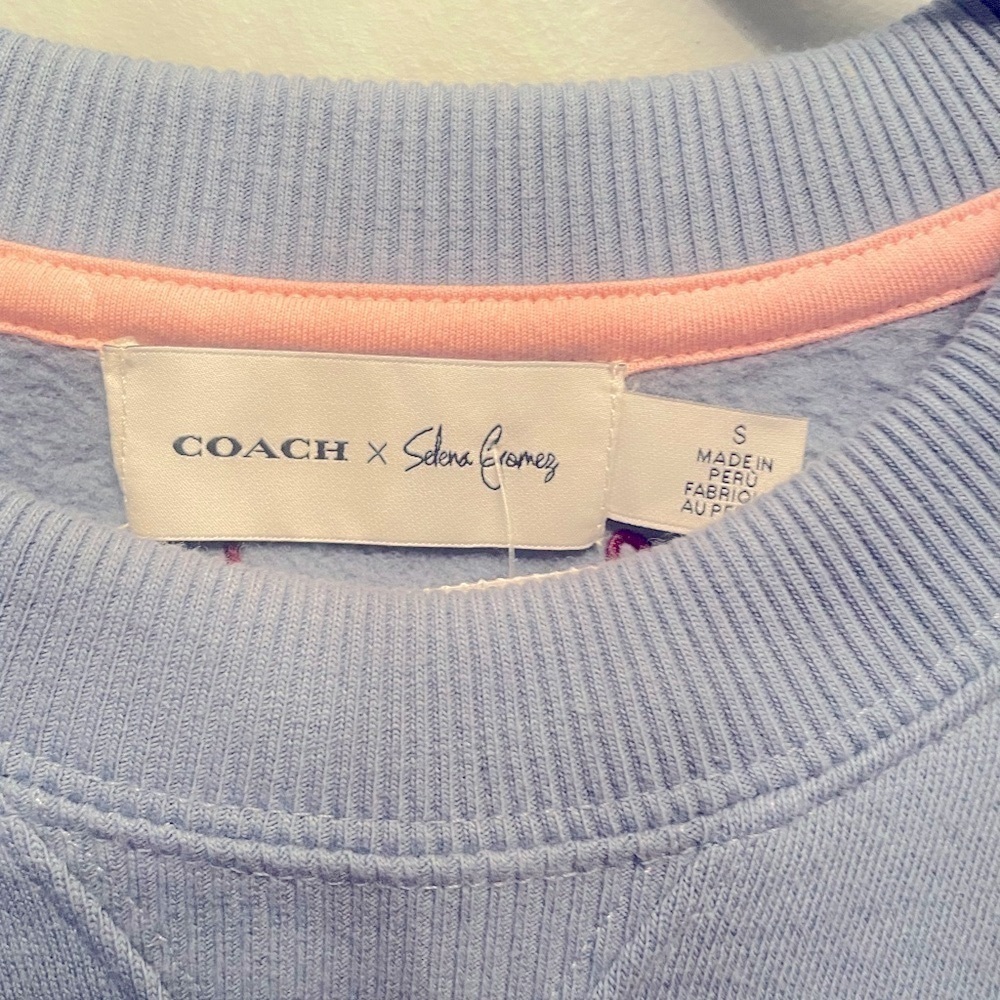 Coach x Selena Gomez bunny sweatshirt S $500- Easter - Picture 9 of 11